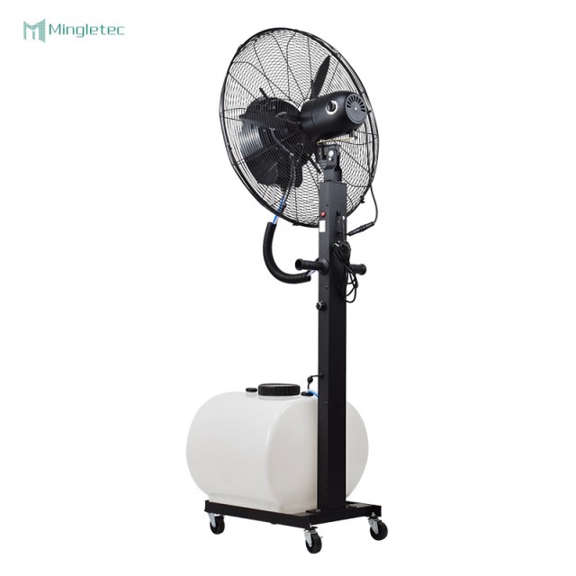 Ventilador de refrigeración por pulverización de agua industrial oscilante de 30 pulgadas