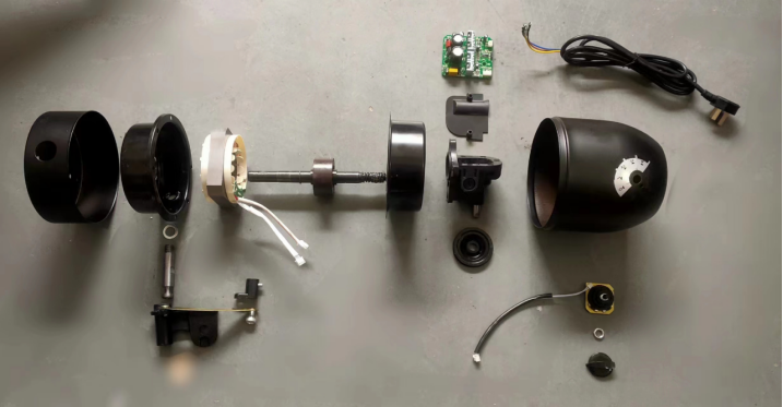 Vista despiezada del motor