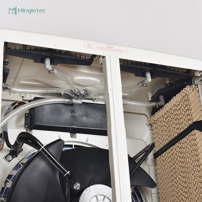 Buenos precios al por mayor silencioso ventilador de refrigeración por evaporación móvil