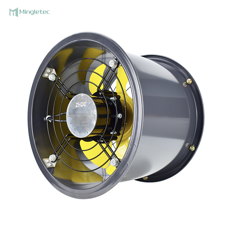 El almacén de la fábrica utiliza un ventilador de ahorro de energía de alta presión de 12 pulgadas