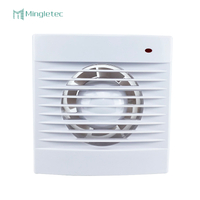 Extractor de aire montado en ventana de tamaño pequeño de 4, 5, 6 y 8 pulgadas con luz LED