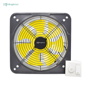 Ventilador de escape montado en la pared de metal completo BLDC para uso en almacén