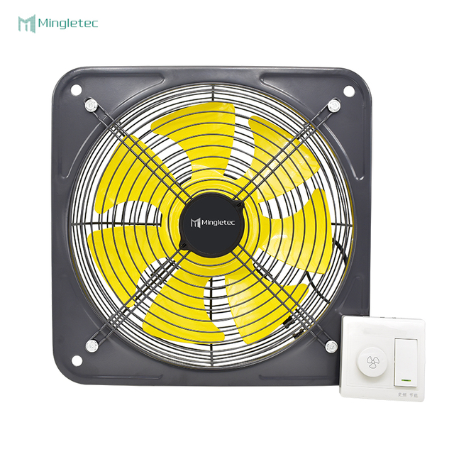 Ventilador de escape montado en la pared de metal completo BLDC para uso en almacén