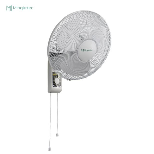 Ventilador de pared oscilante eléctrico de 16 pulgadas con control de 3 velocidades