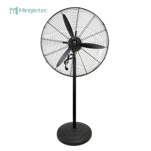 Ventilador de pie industrial BLDC oscilante para almacén