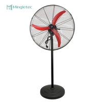 Fan industrial del pedestal de los motores Bldc de las cuchillas de aluminio fundido resistentes