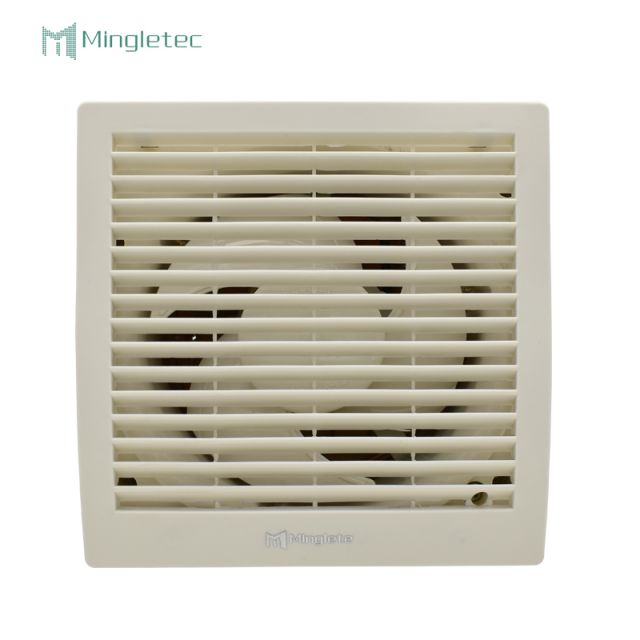 Extractor de montaje en pared cuadrado de motor de CA de plástico PP de 150 mm