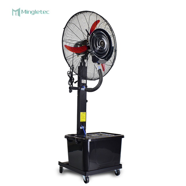 Alta fan industrial eficiente de la niebla del espray de agua de la refrigeración por aire del motor BLDC