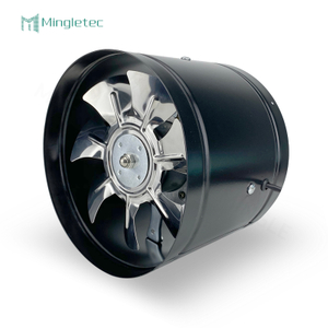 4 6 8 10 Ventiladores de ventilación en línea de conductos de montaje en pared de alta velocidad de 12 pulgadas 