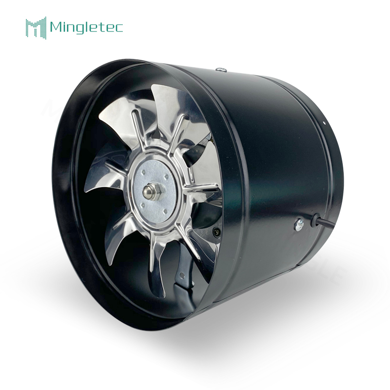 4 6 8 10 Ventiladores de ventilación en línea de conductos de montaje en pared de alta velocidad de 12 pulgadas 