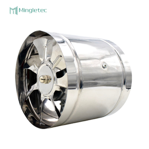 Ventilador de flujo axial extractor silencioso de acero inoxidable de 220 V para cocinas