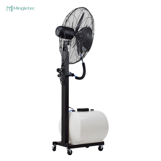 Ventilador de refrigeración por pulverización de agua industrial oscilante de 30 pulgadas