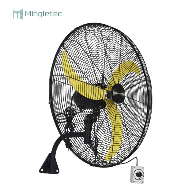 Potente ventilador oscilante de alta resistencia con 3 aspas de aluminio