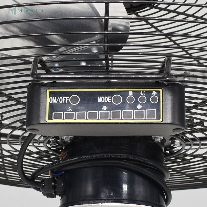 16 18 Ventilador de piso BLDC con aspas de aluminio de 20 pulgadas con control remoto