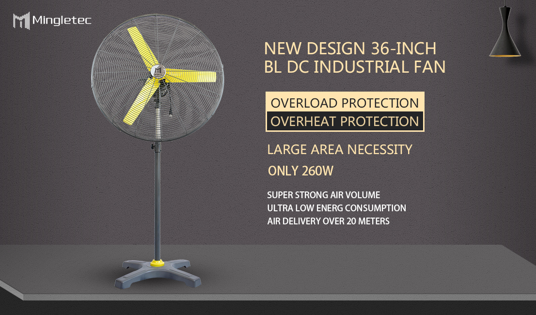 Ventilador industrial BLDC de 36 pulgadas