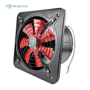 Ventilador de ventilación de escape negro con rodamiento de bolas doble para uso doméstico de 110V 220V