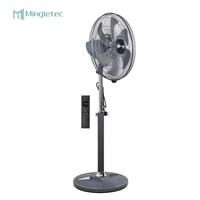 Ventilador oscilante de pedestal de bajo consumo con control remoto