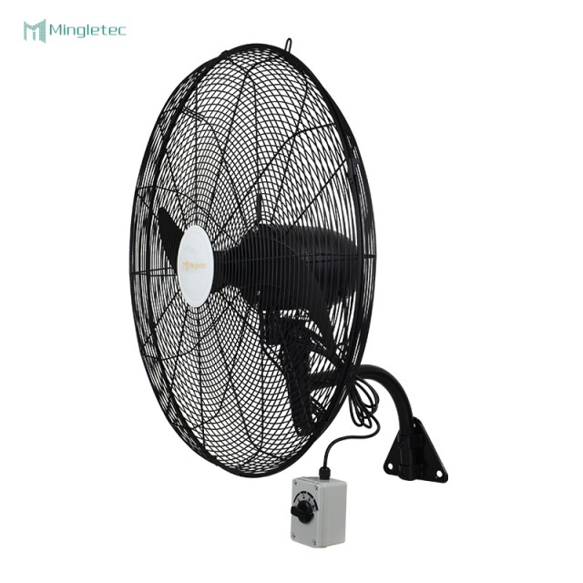 Ventilador industrial de pared de metal resistente para almacén de fábrica