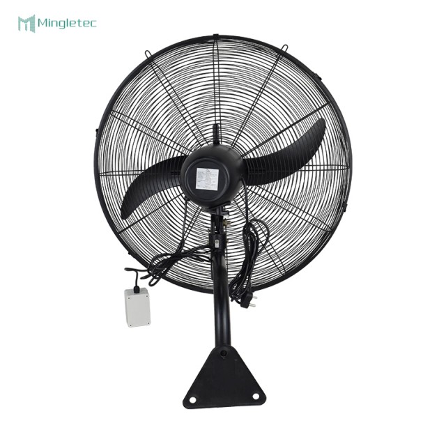 Ventilador industrial de pared de metal resistente para almacén de fábrica