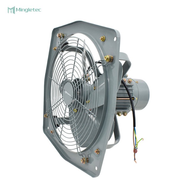 Extractor de aire resistente con parrilla frontal