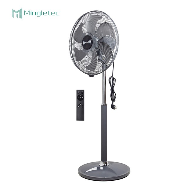 Ventilador oscilante de pedestal de bajo consumo con control remoto