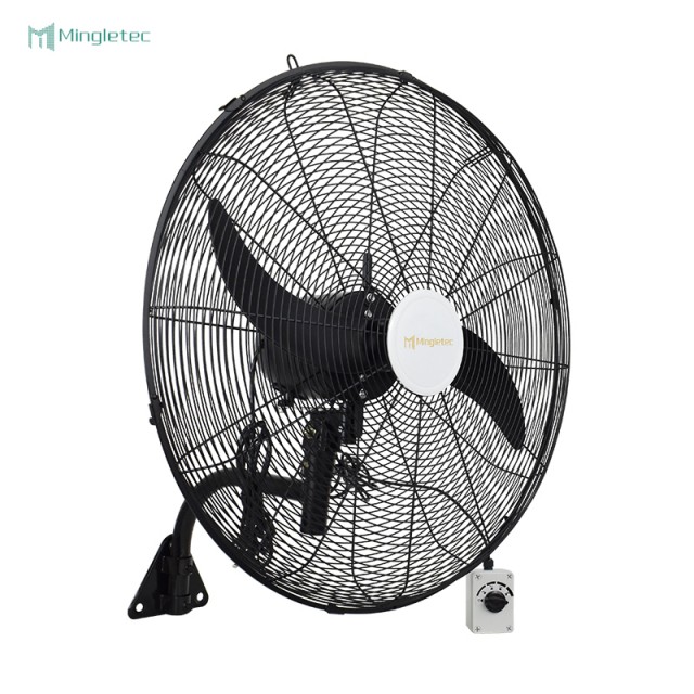 Ventilador industrial de pared de metal resistente para almacén de fábrica